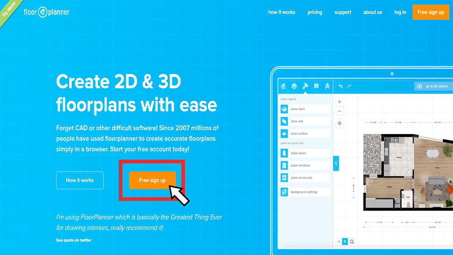 Registro en el programa