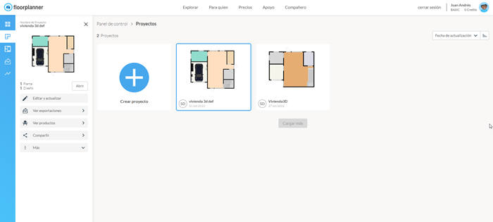 panel control floor planner